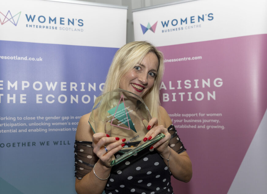 StrategyStory celebrates prestigious ‘Business to Watch of the Year’ award at national Women’s Enterprise Scotland Awards