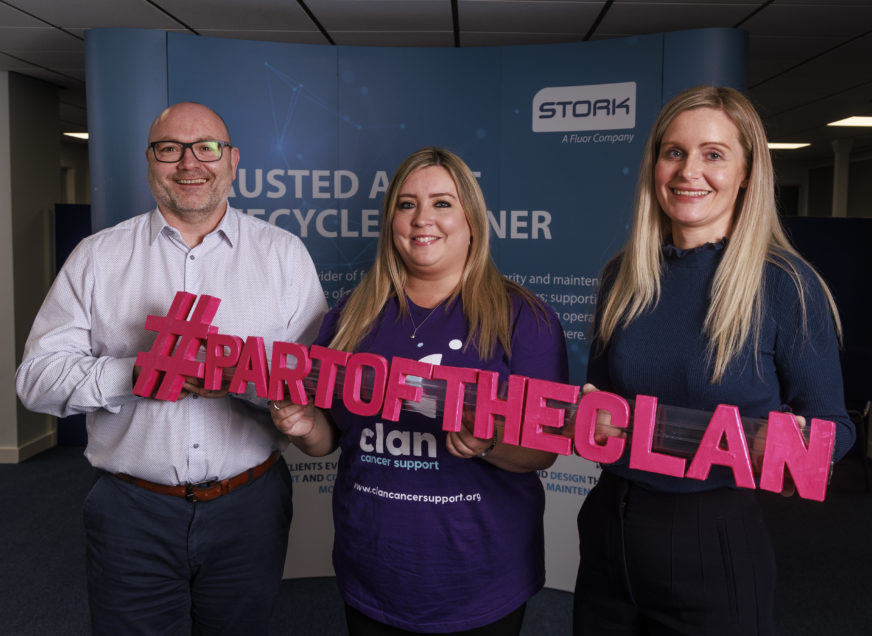 STORK AGREES TWO-YEAR CHARITY PARTNERSHIP WITH CLAN CANCER SUPPORT