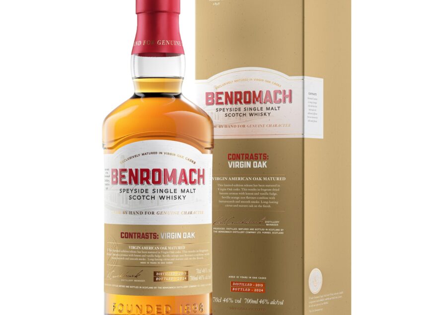 BENROMACH DISTILLERY LAUNCHES LIMITED-EDITION WHISKY MATURED IN AMERICAN VIRGIN OAK CASKS