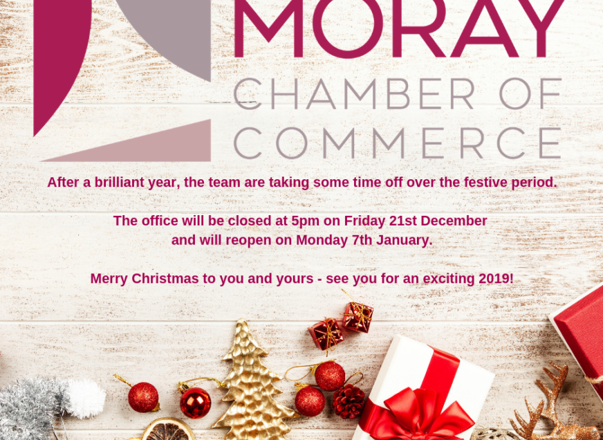 Moray Chamber's Christmas Hours