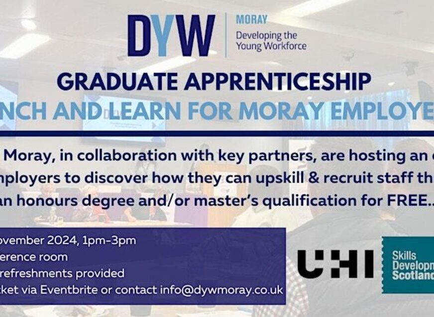 Graduate Apprenticeship Lunch and Learn for Moray Employers