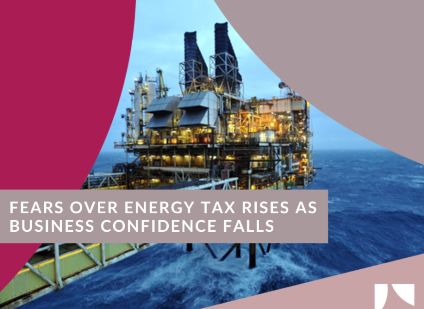 Fears over energy tax rises as business confidence falls