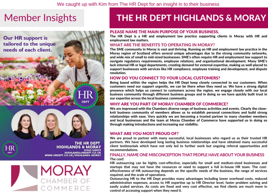 The HR Dept Highlands & Moray