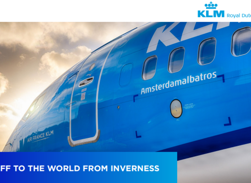 KLM From INVERNESS: MORE FLIGHTS For Summer 2023