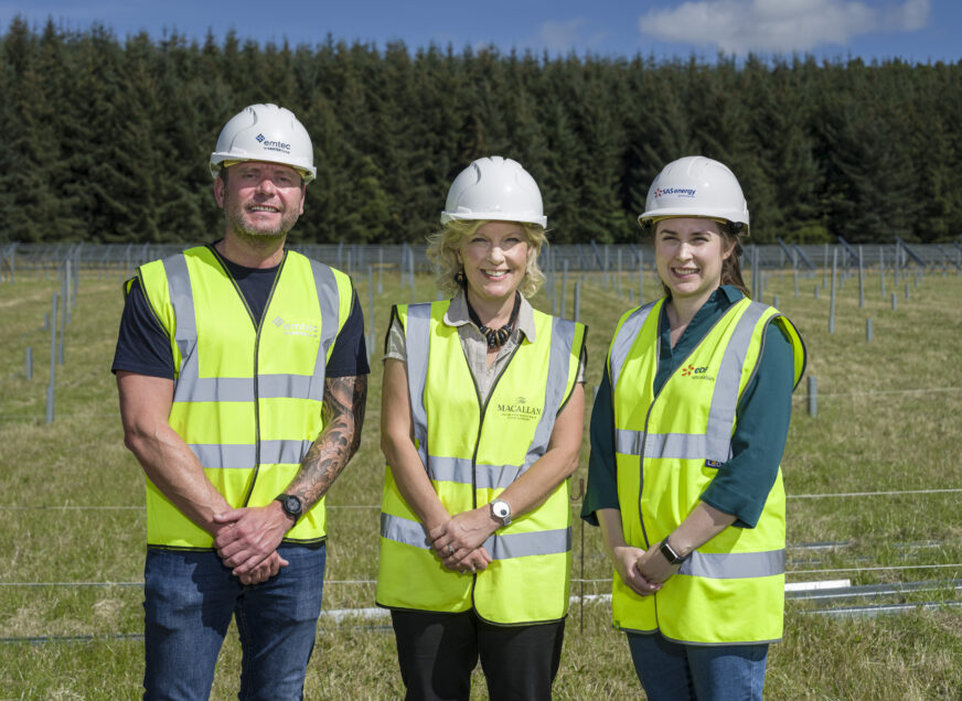 CONSTRUCTION GETS UNDERWAY AT MORAY SOLAR PROJECT