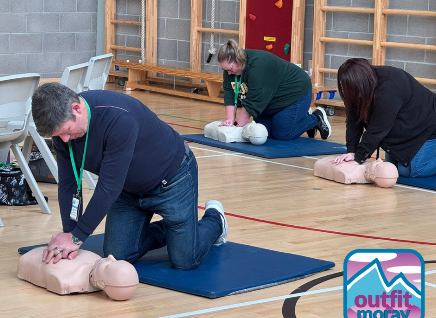 Outfit Moray add 6hr Emergency Paediatric First Aid to list of First Aid courses