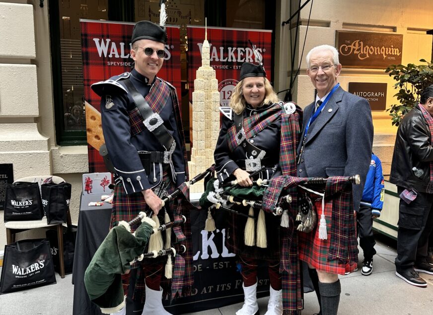 Walker’s Shortbread takes centre stage in the Big Apple during Tartan Week Celebrations