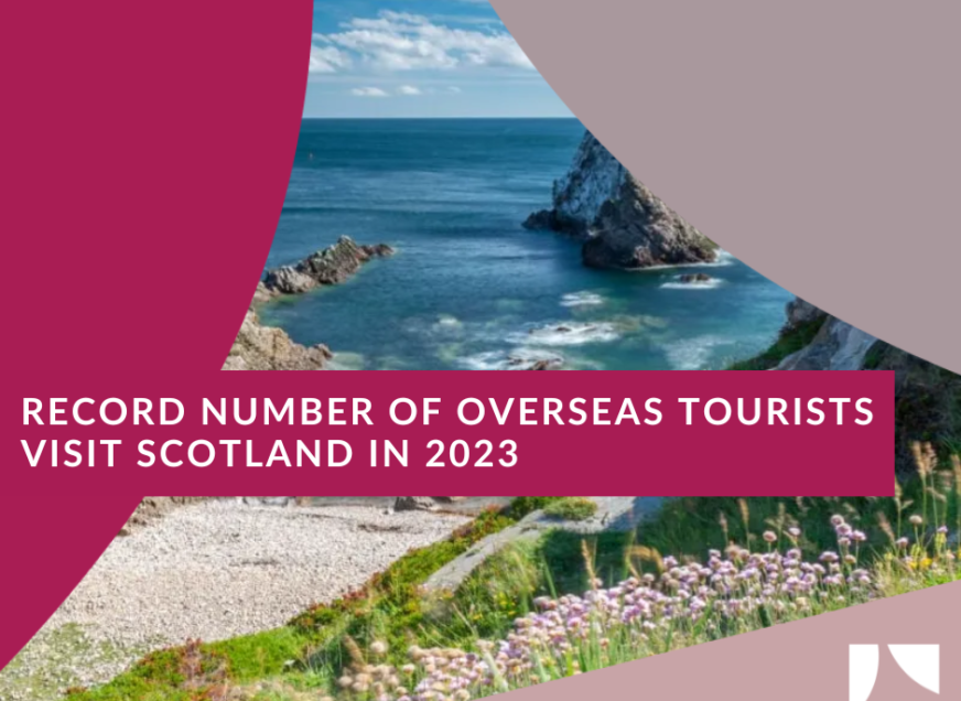 Record number of overseas tourists visit Scotland in 2023