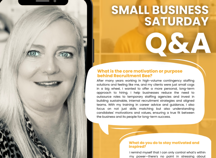 SMALL BUSINESS SATURDAY | Recruitment Bee