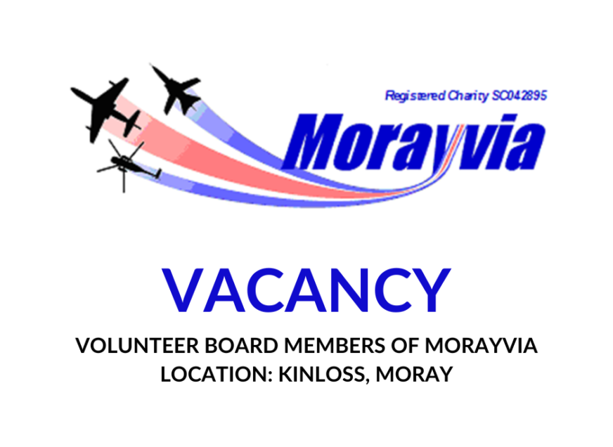 VACANCY: VOLUNTEER BOARD MEMBERS OF MORAYVIA