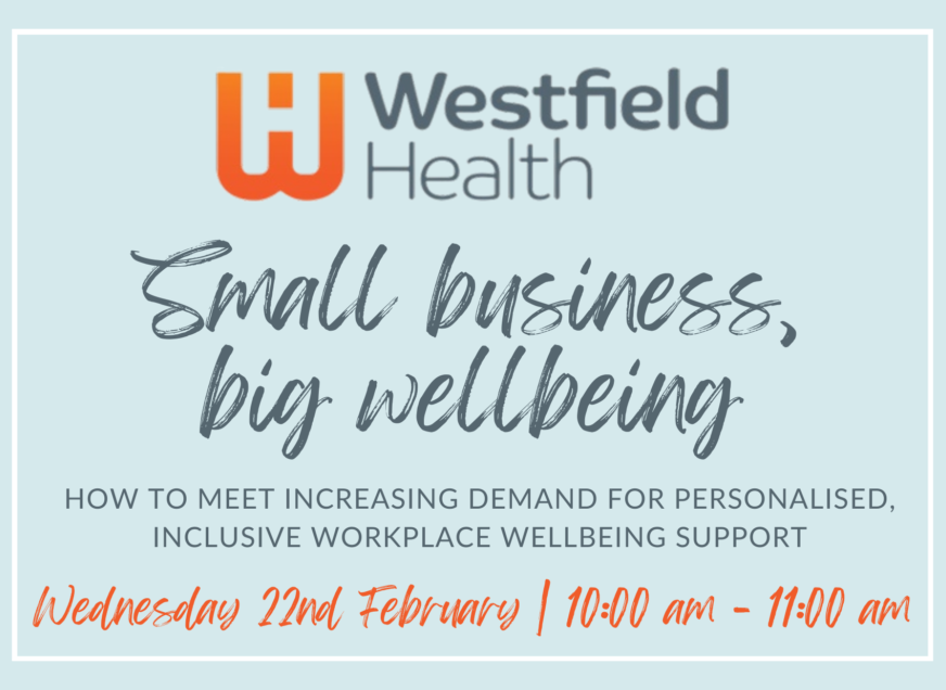 WEBINAR | How to meet increasing demand for personalised, inclusive workplace wellbeing support
