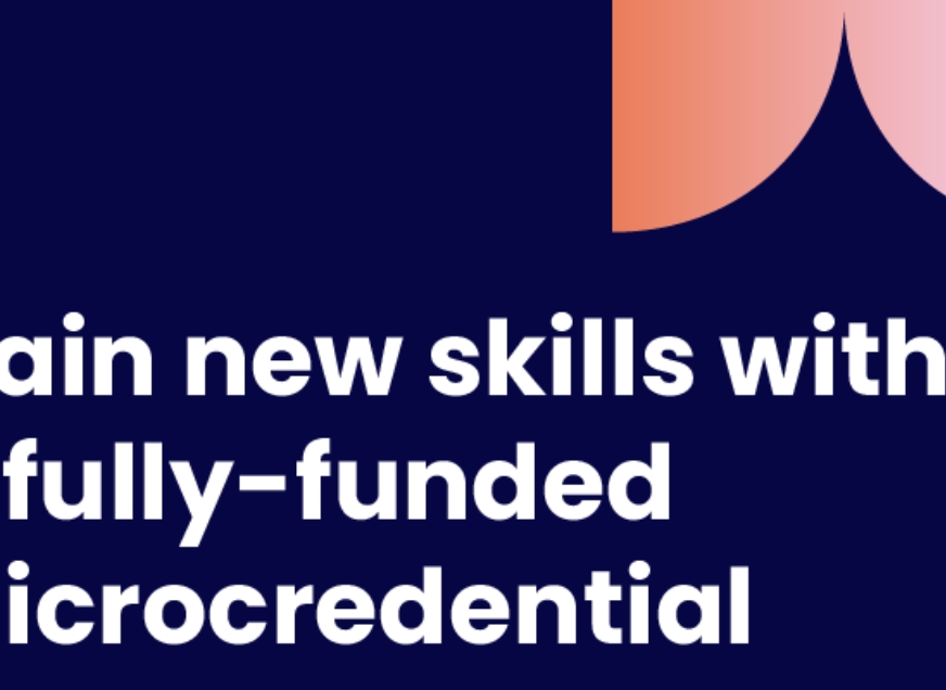 Fully funded places available on Open University Microcredentials