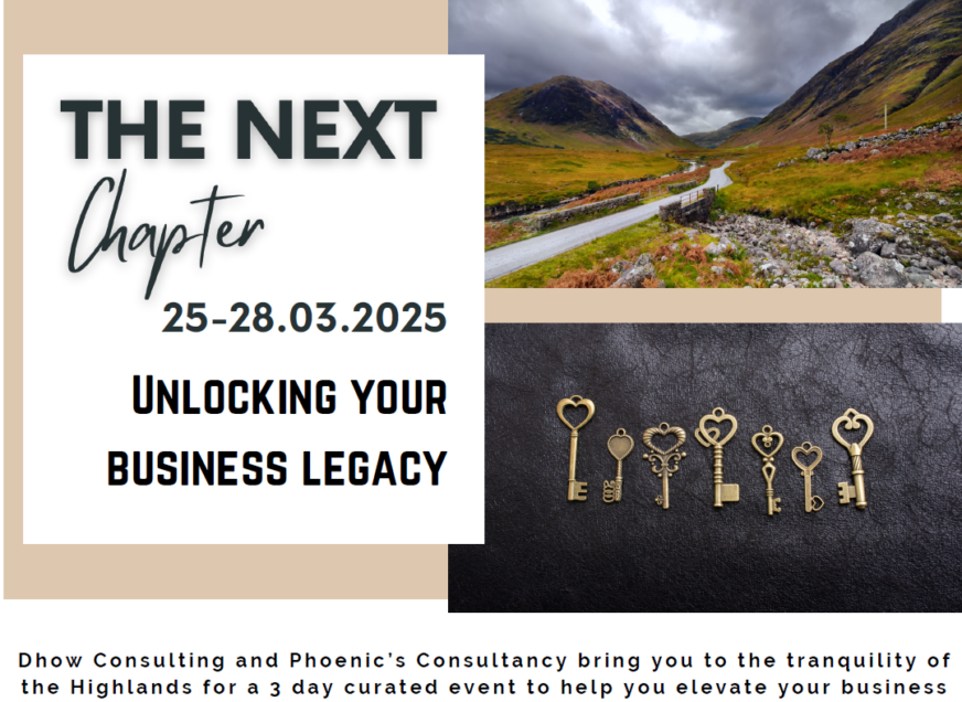 Day Event Change it Up and Workshop in the Highlands - The Next Chapter