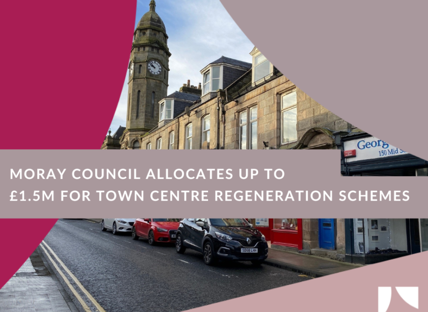 Moray Council allocates up to £1.5m for town centre regeneration schemes