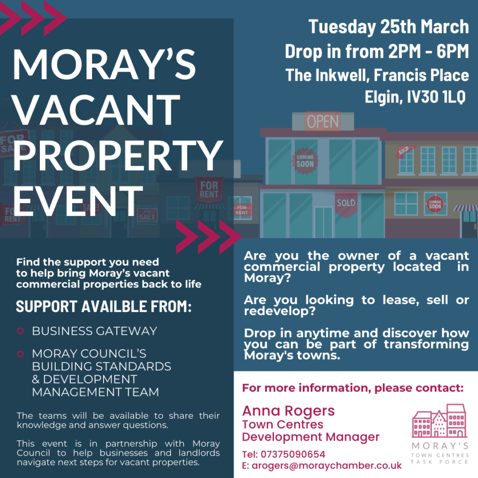 Moray's Vacant Property Event