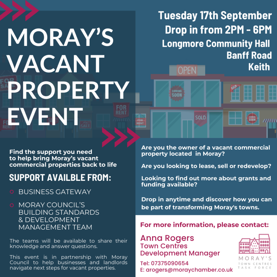 TOWN CENTRE TASK FORCE | Moray's Vacant Property Event