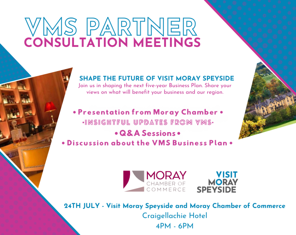 Partner Consultation | Visit Moray Speyside x Moray Chamber of Commerce